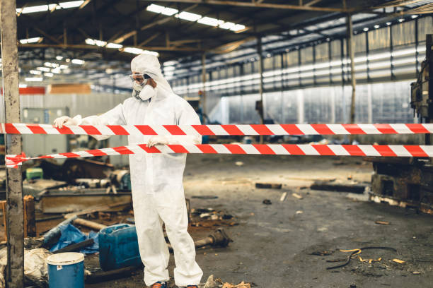 Professional Odor Removal technician working in Fowler, OH